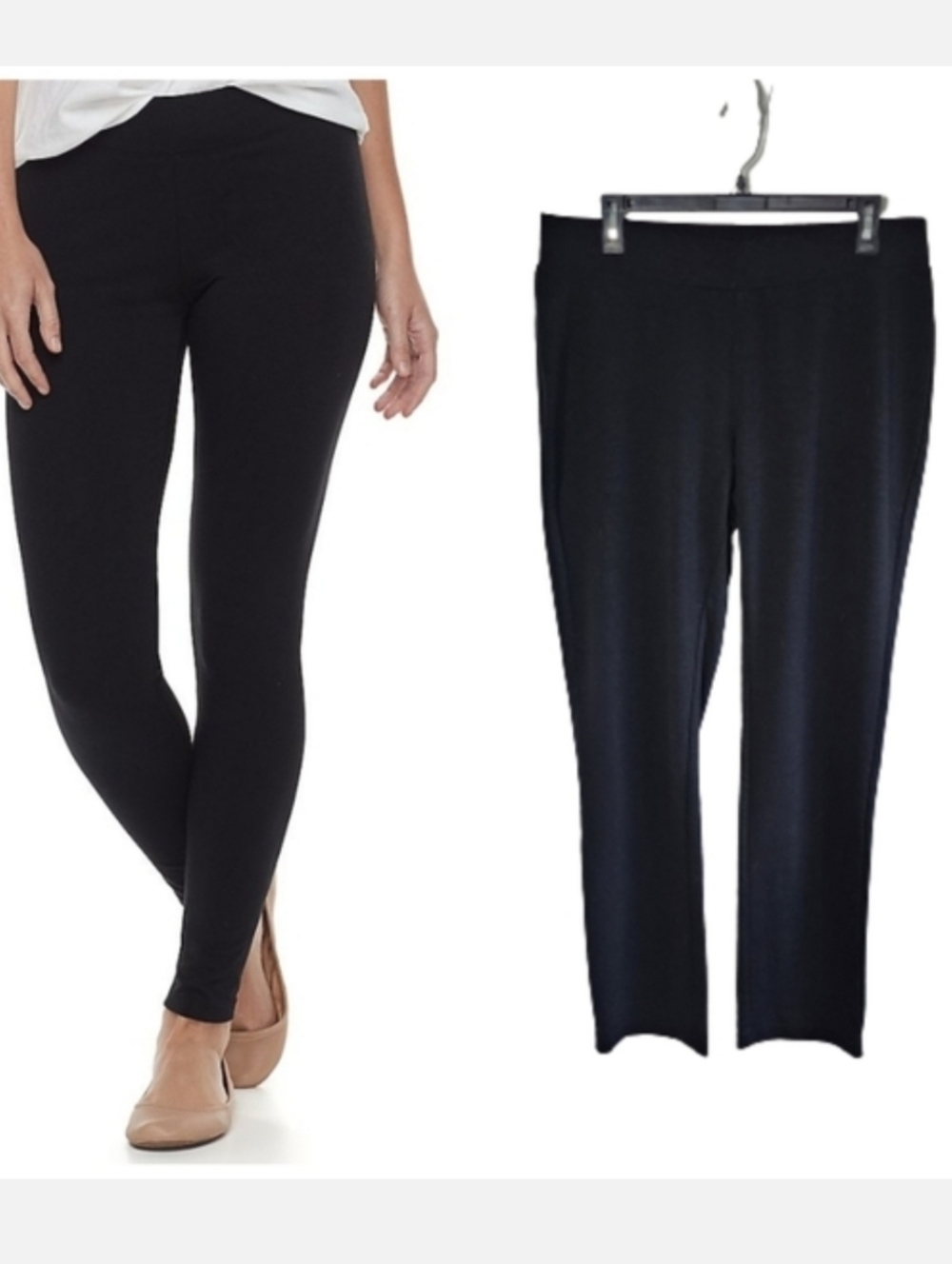 Sonoma Black Leggings Sonoma modern legging black thick leggings size large